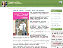 Tablet Screenshot of farmacia-verde.ro